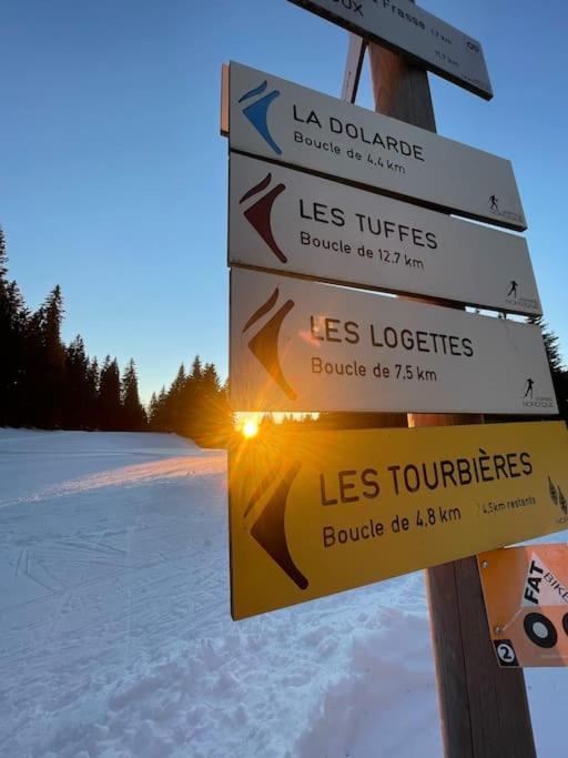 Chic & Champetre Au Coeur Du Haut-Jura Lamoura Eksteriør billede